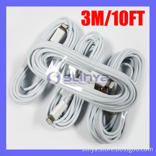 Extra Long 3m 10ft 8 Pin USB Cable Charger Sync for iPhone 5 Lightning Cable